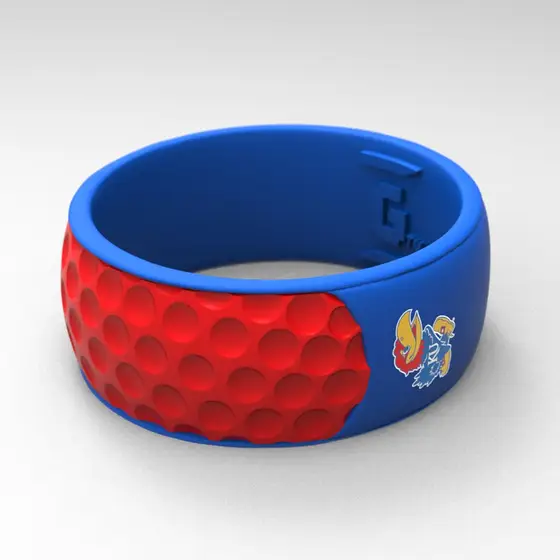 Kansas Jayhawks golf ring design 1