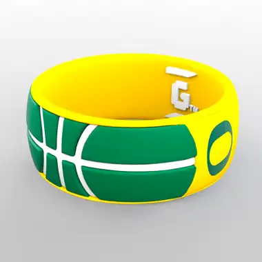Oregon Ducks basketball ring design 2