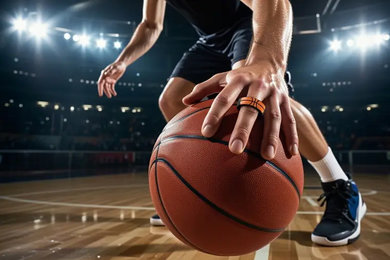 Silicone sports ring lifestyle image